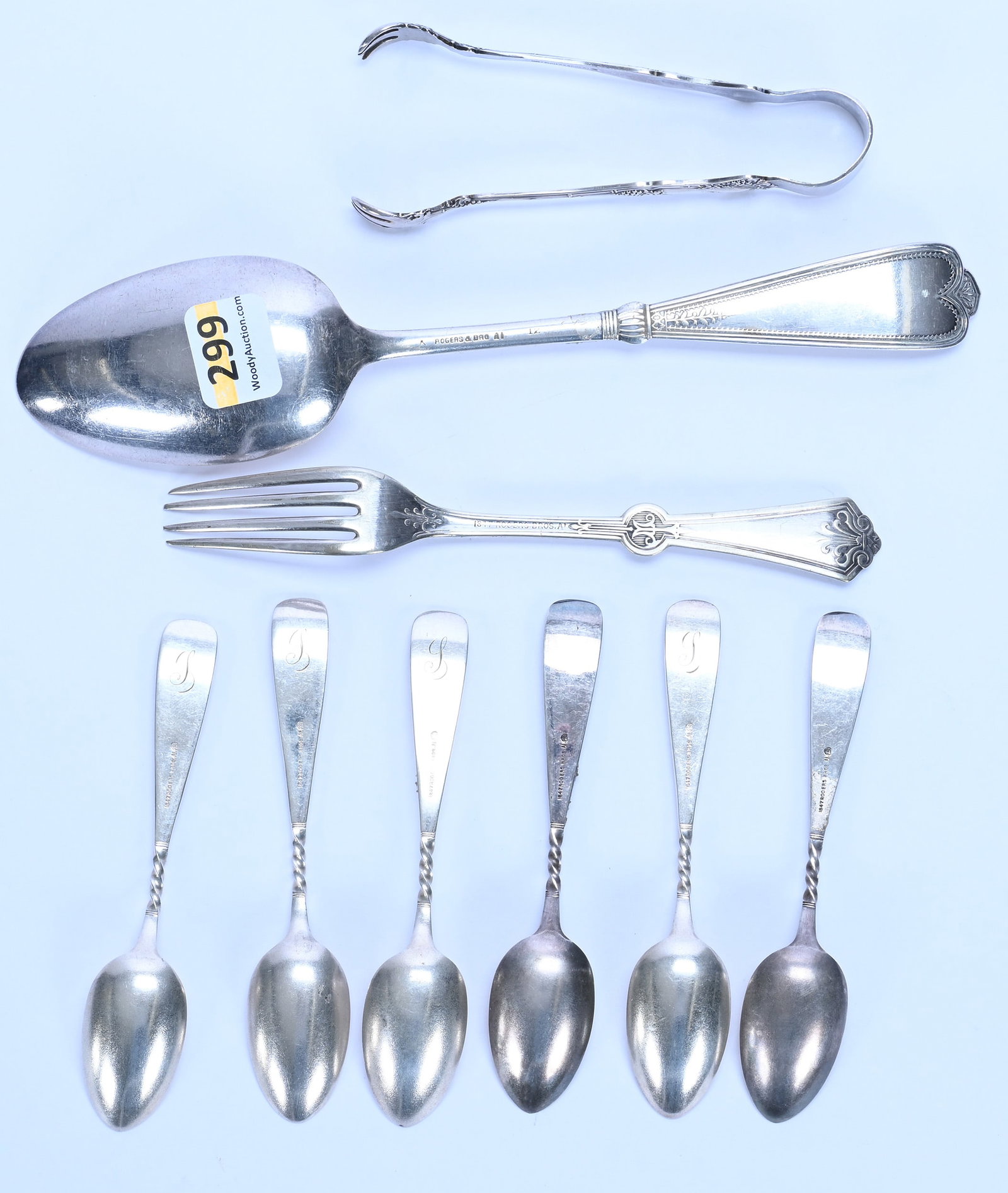 (9) Rogers Silverplate Flatware Items - 2