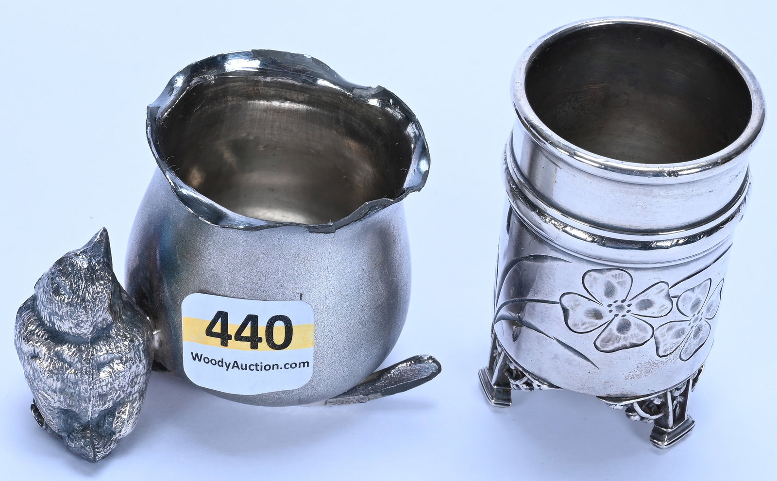 (2) Toothpick Holders, Silverplate - 2