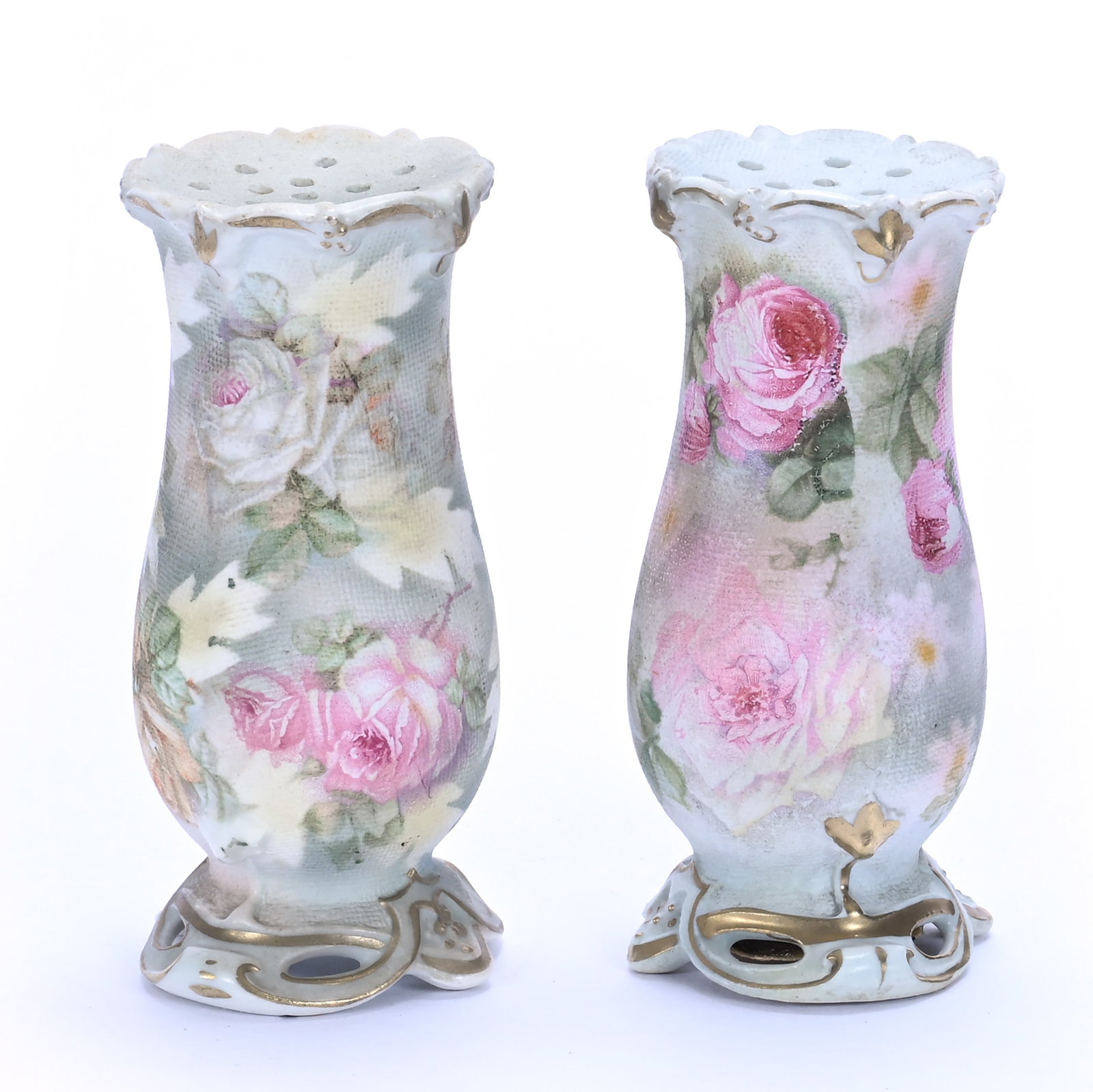 Hatpin Holder And Sugar Shaker, Royal Bayreuth Rose Tapestry (1 of 3)