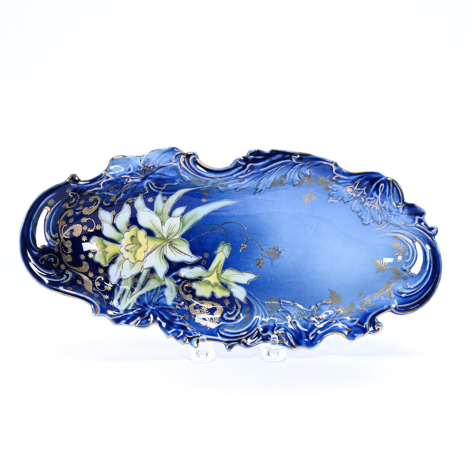Celery Tray, Unmarked R.S. Prussia, Poppy Mold (1 of 2)