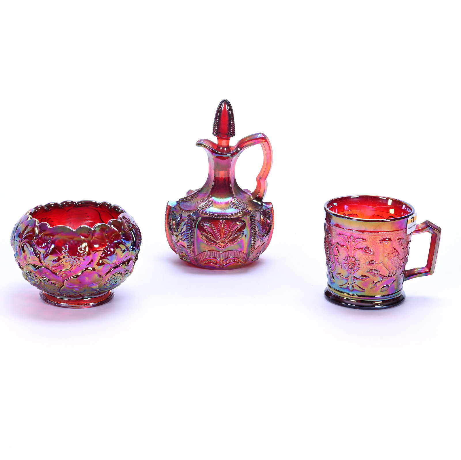 (3) Art Glass Items (1 of 3)