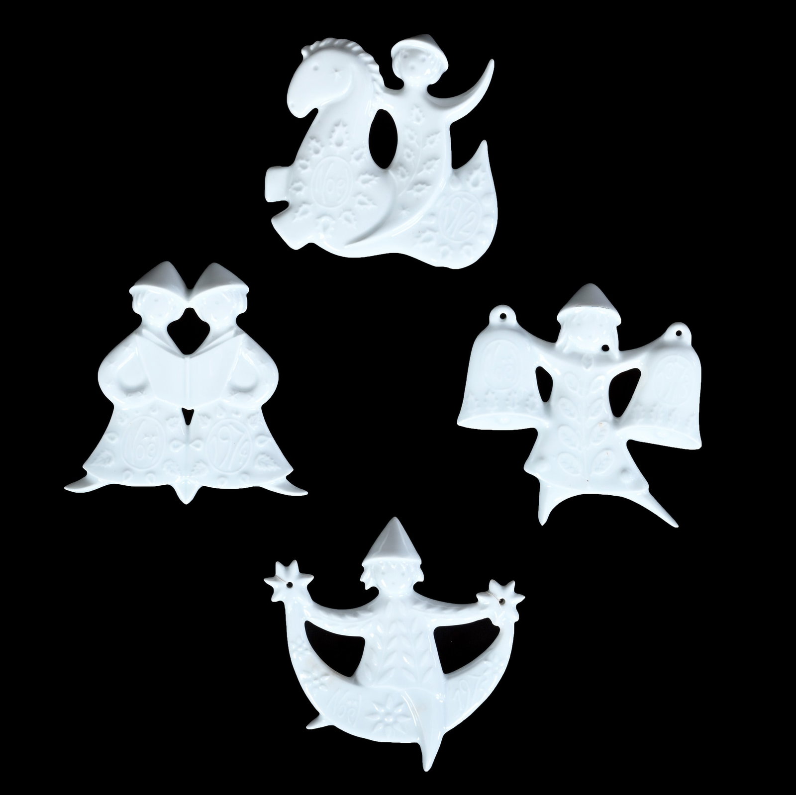 (4) Boxed Haviland Collector Ornaments: (4) Boxed Haviland Collector Ornaments, 5.75 x 5.5 x 1 Inches, Dated 1972, 1973, 1974, And 1975, All With Original Boxes, 1.1 Pounds, Hazel Elaine Carlson Estate, Illinois. Effective 6/6/26, All LiveA