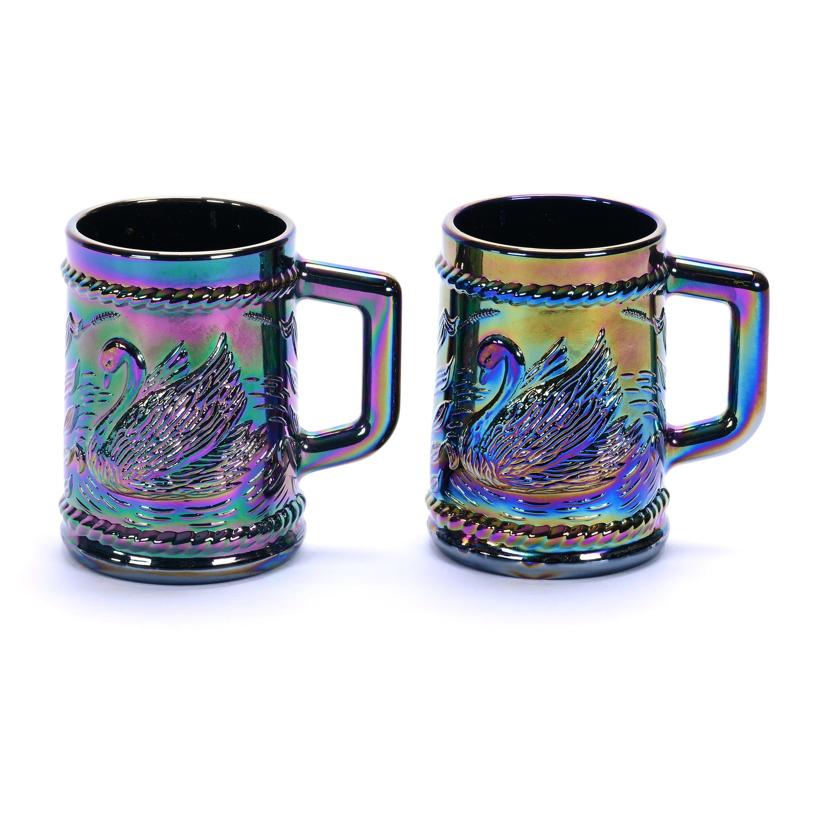 (2) Mugs, Modern Fenton Art Glass (1 of 3)