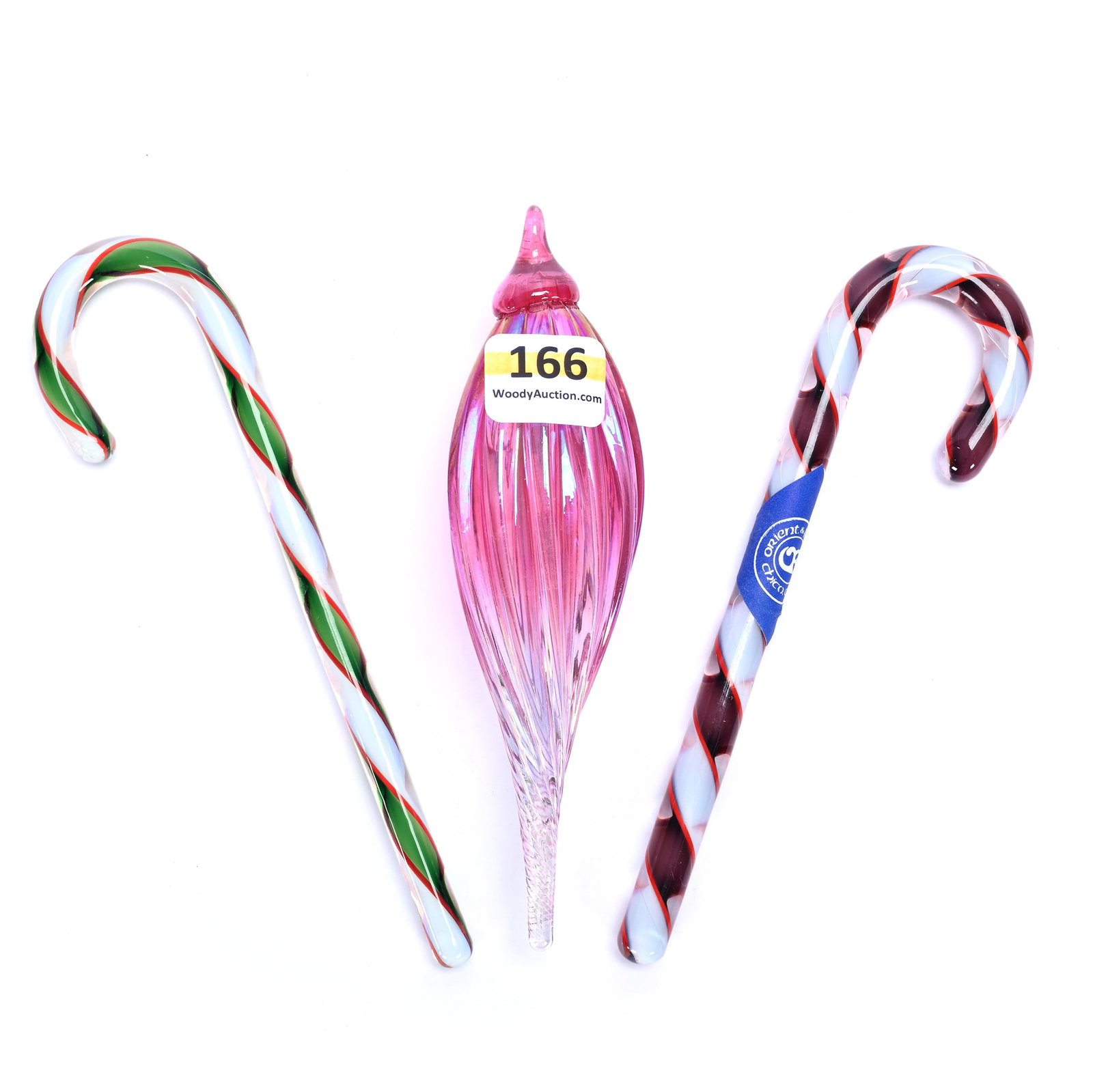 (1) Christmas Tree Ornament And (2) Candy Canes (1 of 2)