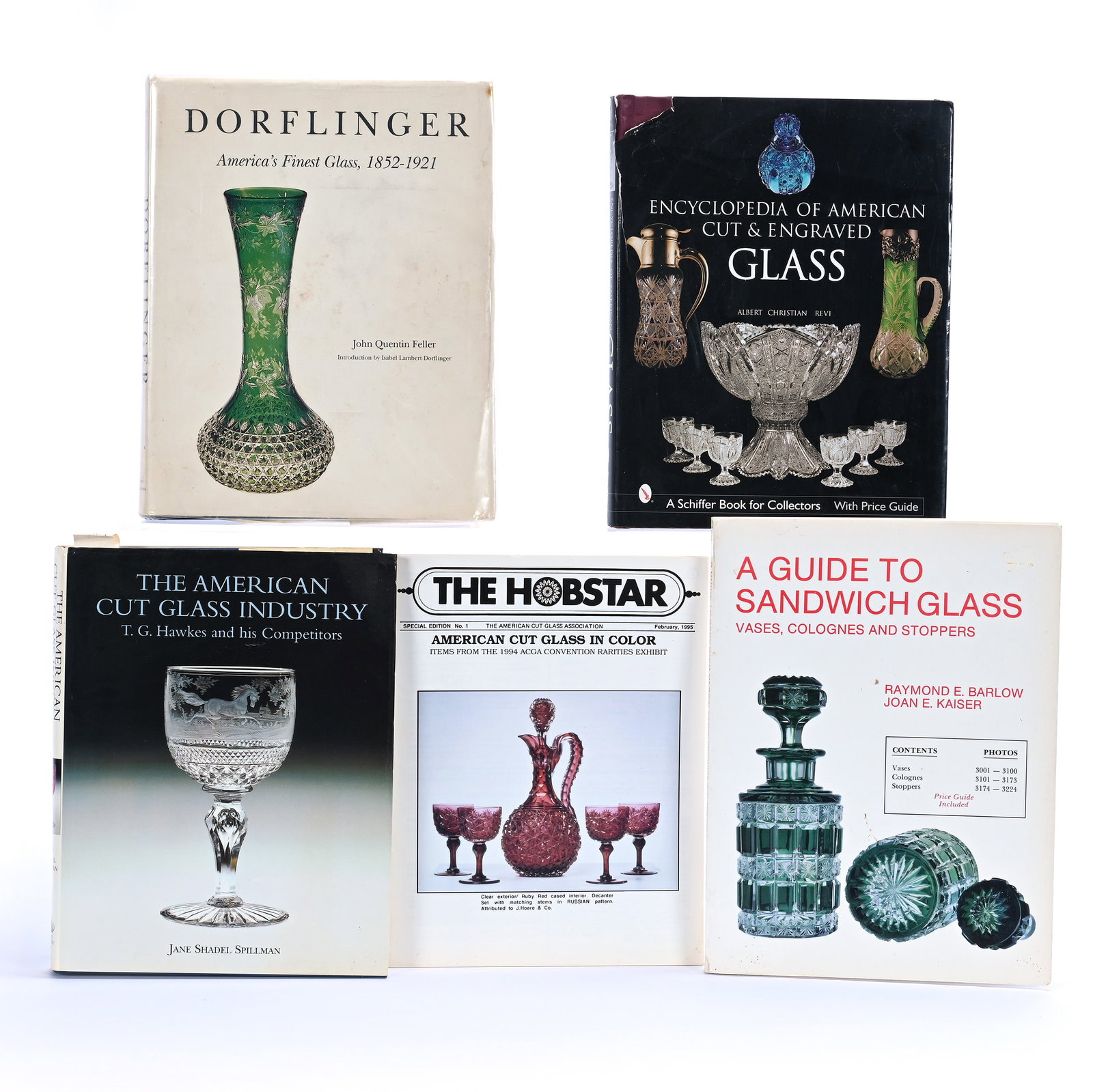 (5) Books and/or Publications About Cut And Pressed Glass (1 of 2)