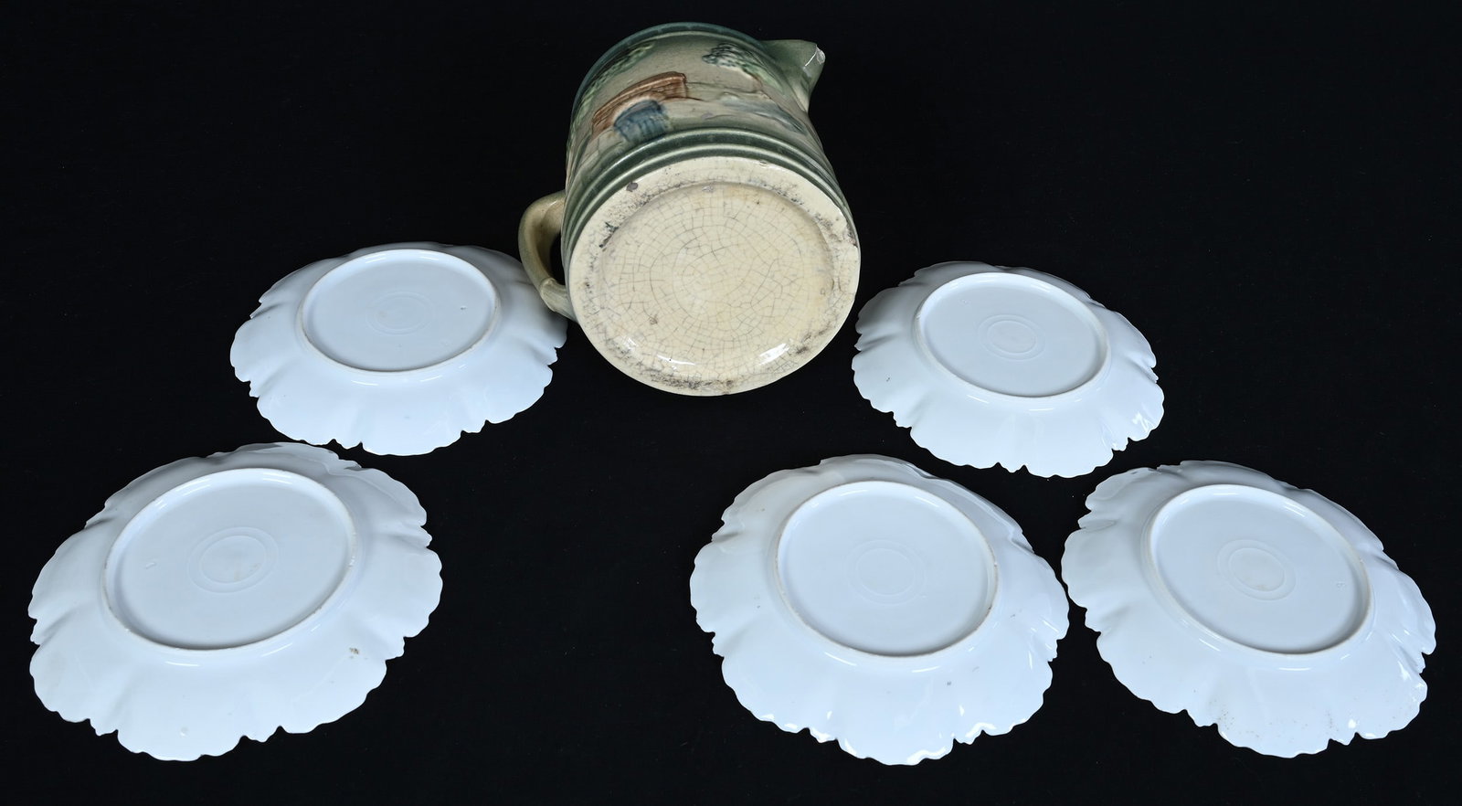 Pitcher And (5) Plates - 3