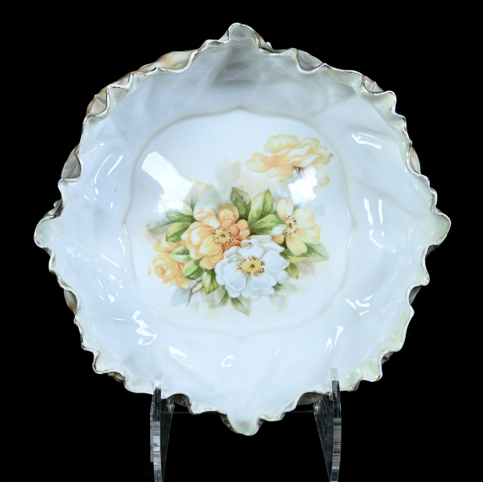 Bowl, Marked R.S. Prussia, Cabbage Mold (1 of 2)
