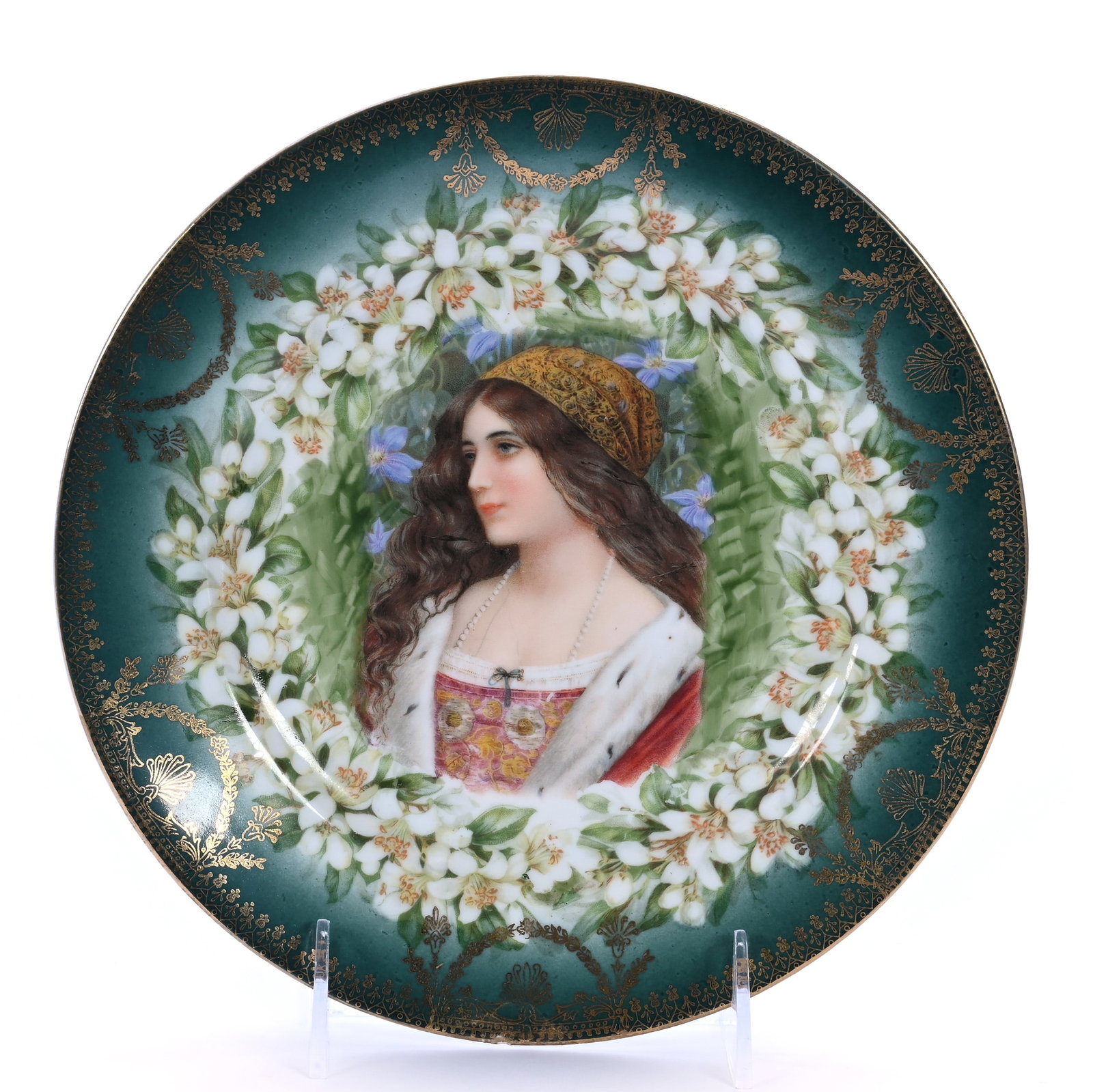 Plate, Marked Imperial Crown China Austria (1 of 3)