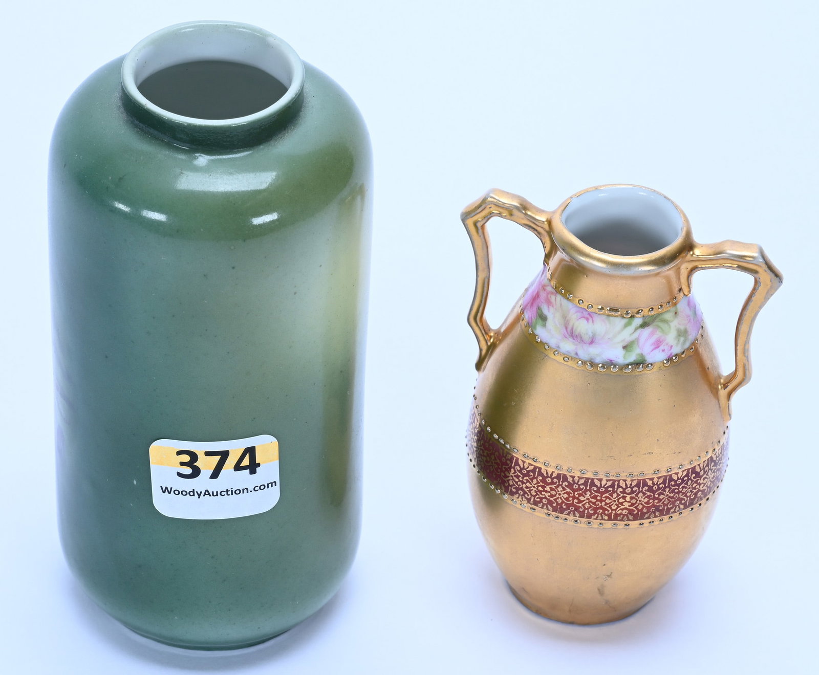 (2) Vases, German - 2