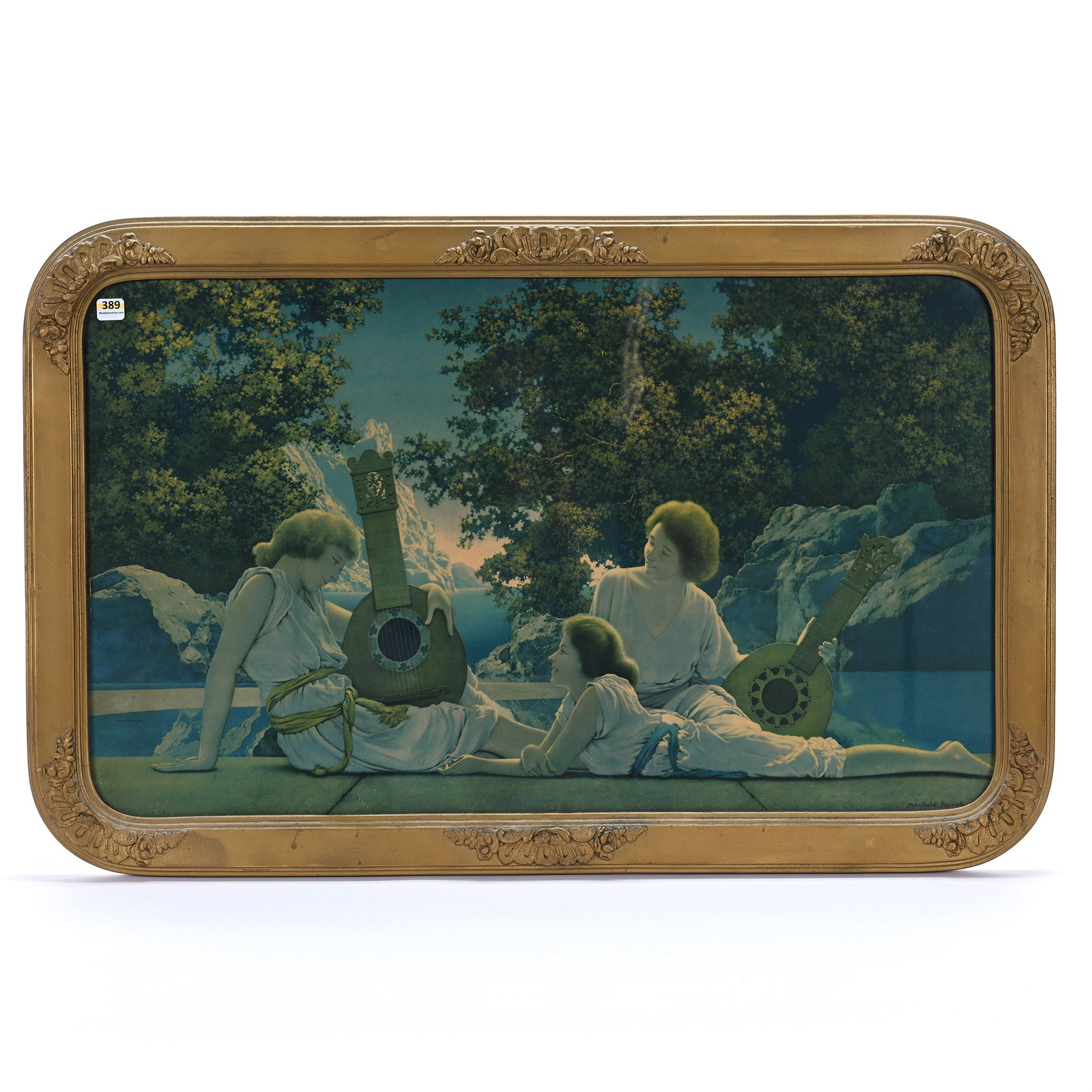 Framed Lithograph By Maxfield Parrish (1 of 3)