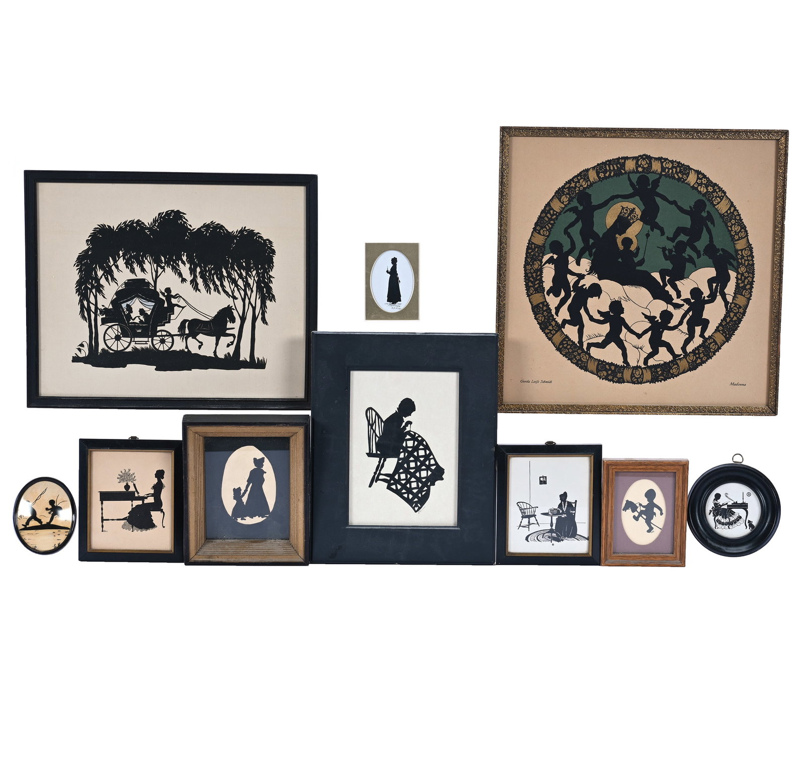 Vintage Scherenschnitte Silhouette Artwork (1 of 6)