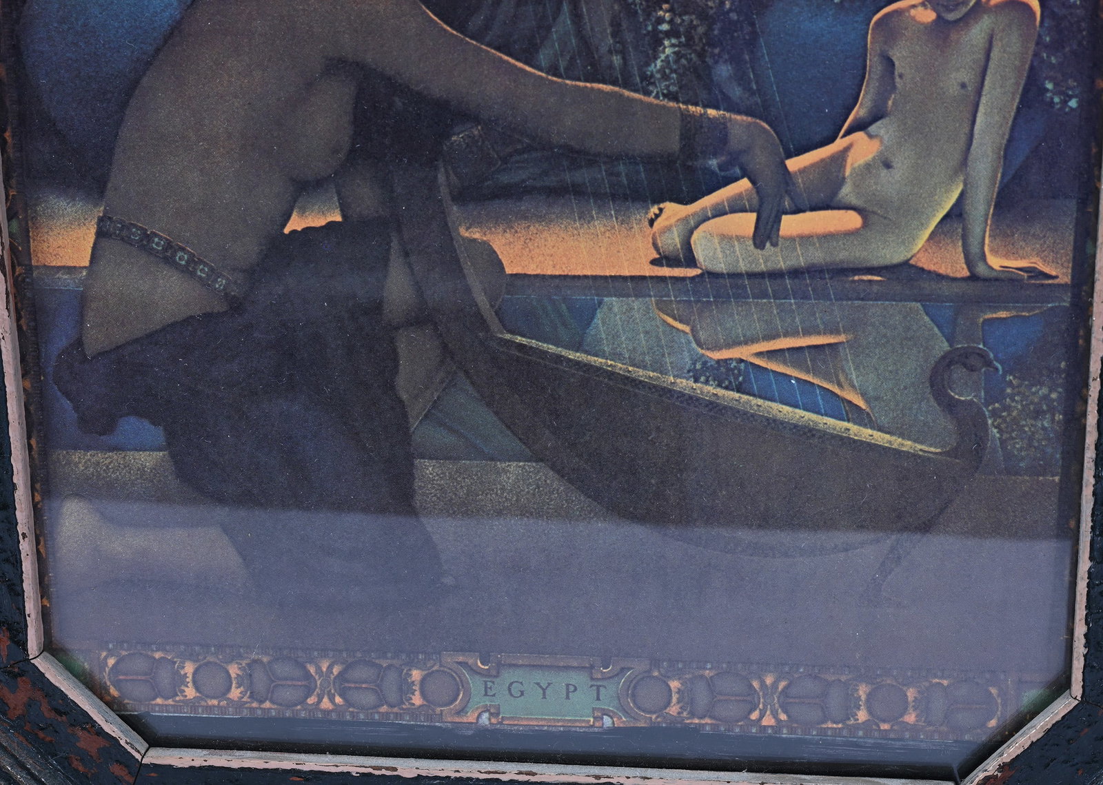 Framed Lithograph By Maxfield Parrish - 3