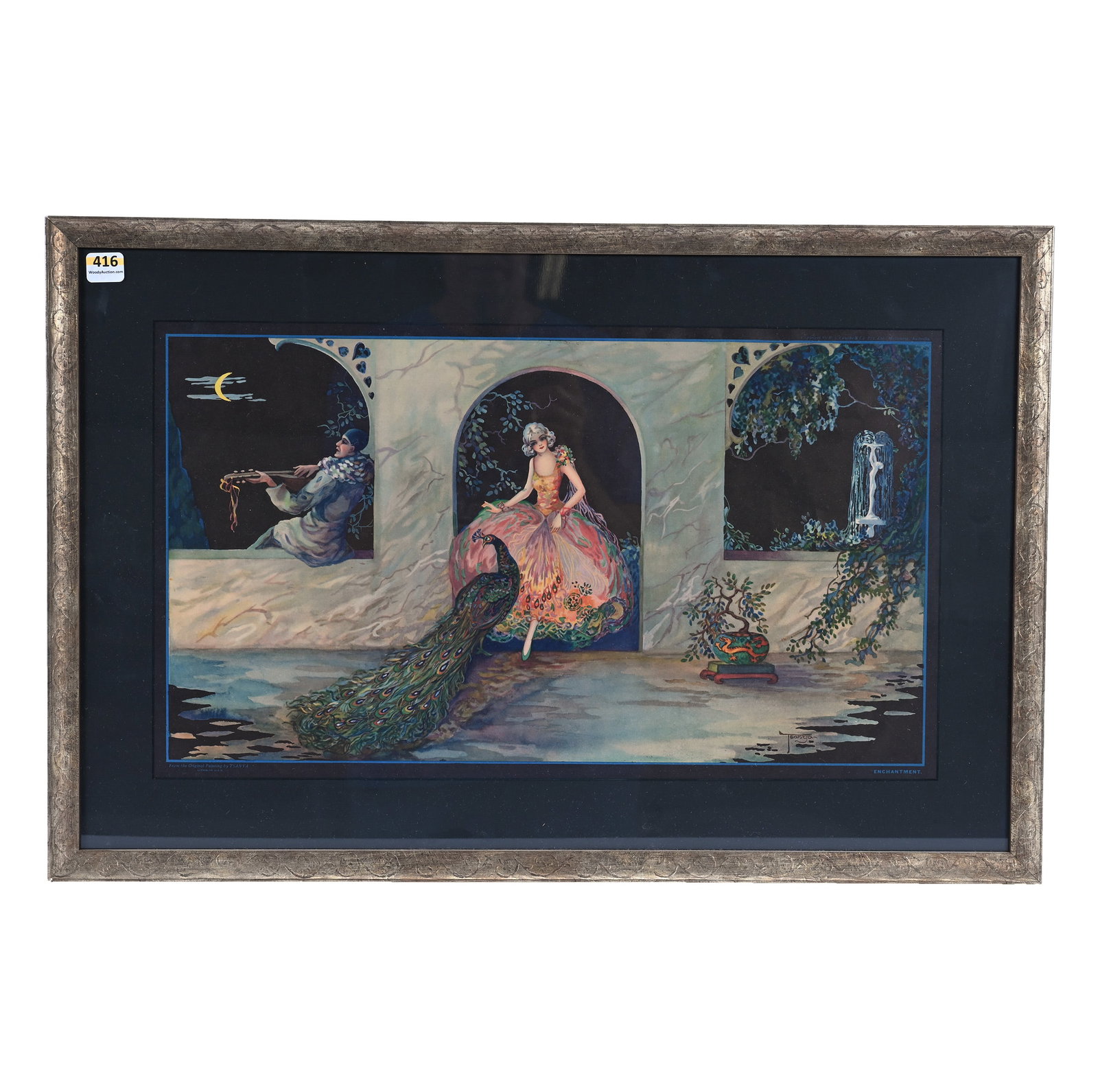 1920s Framed Art Deco Print By Tsanya (1 of 3)