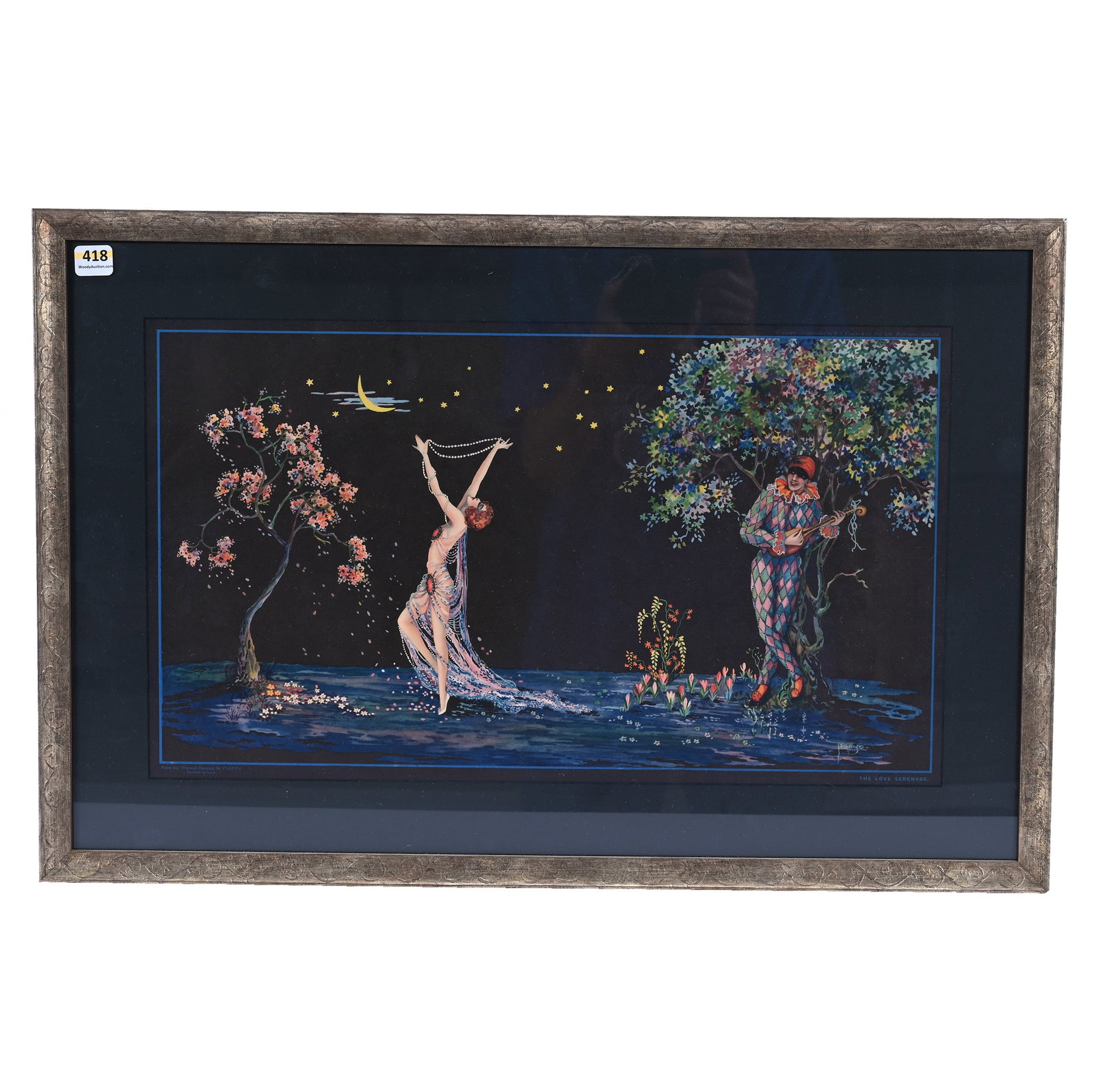 1920s Framed Art Deco Print By Tsanya (1 of 3)