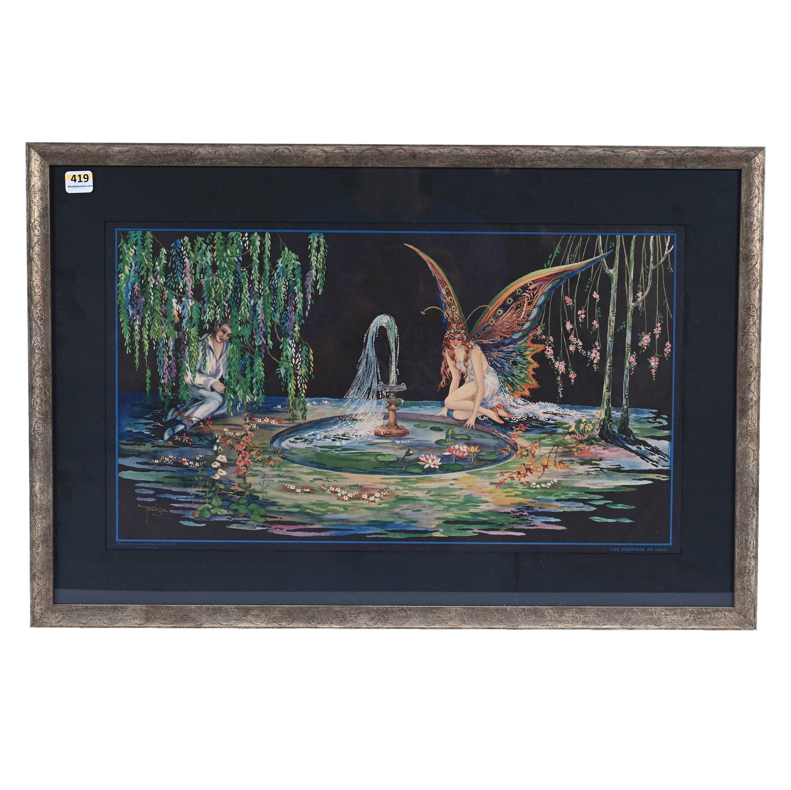 1920s Framed Art Deco Print By Tsanya (1 of 3)