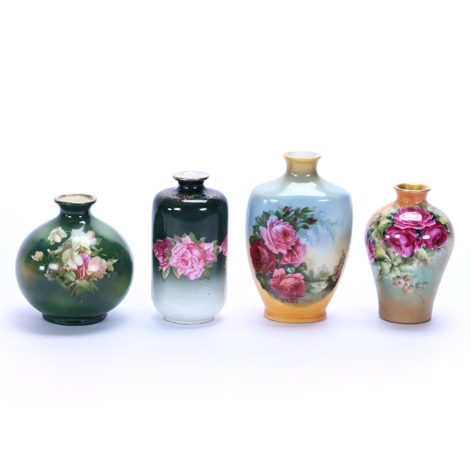(4) Vases, Floral Decor (1 of 3)