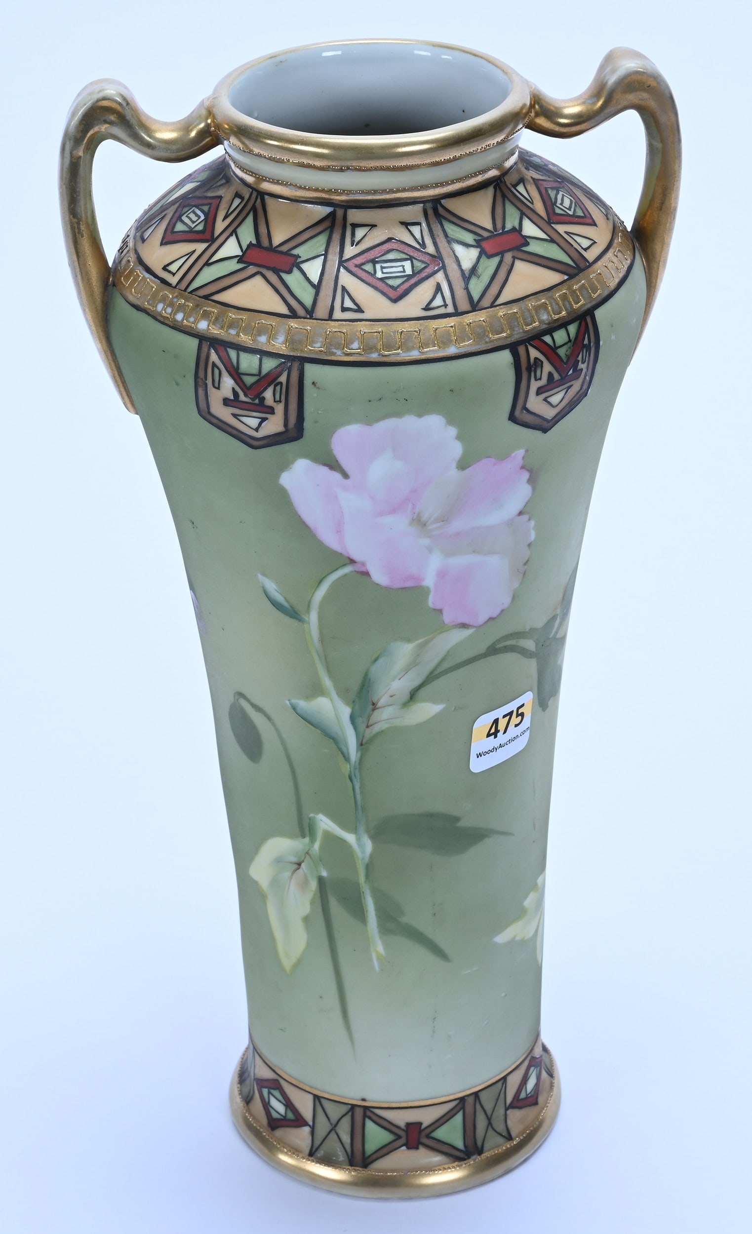 Two Handled Vase, Marked Nippon - 2