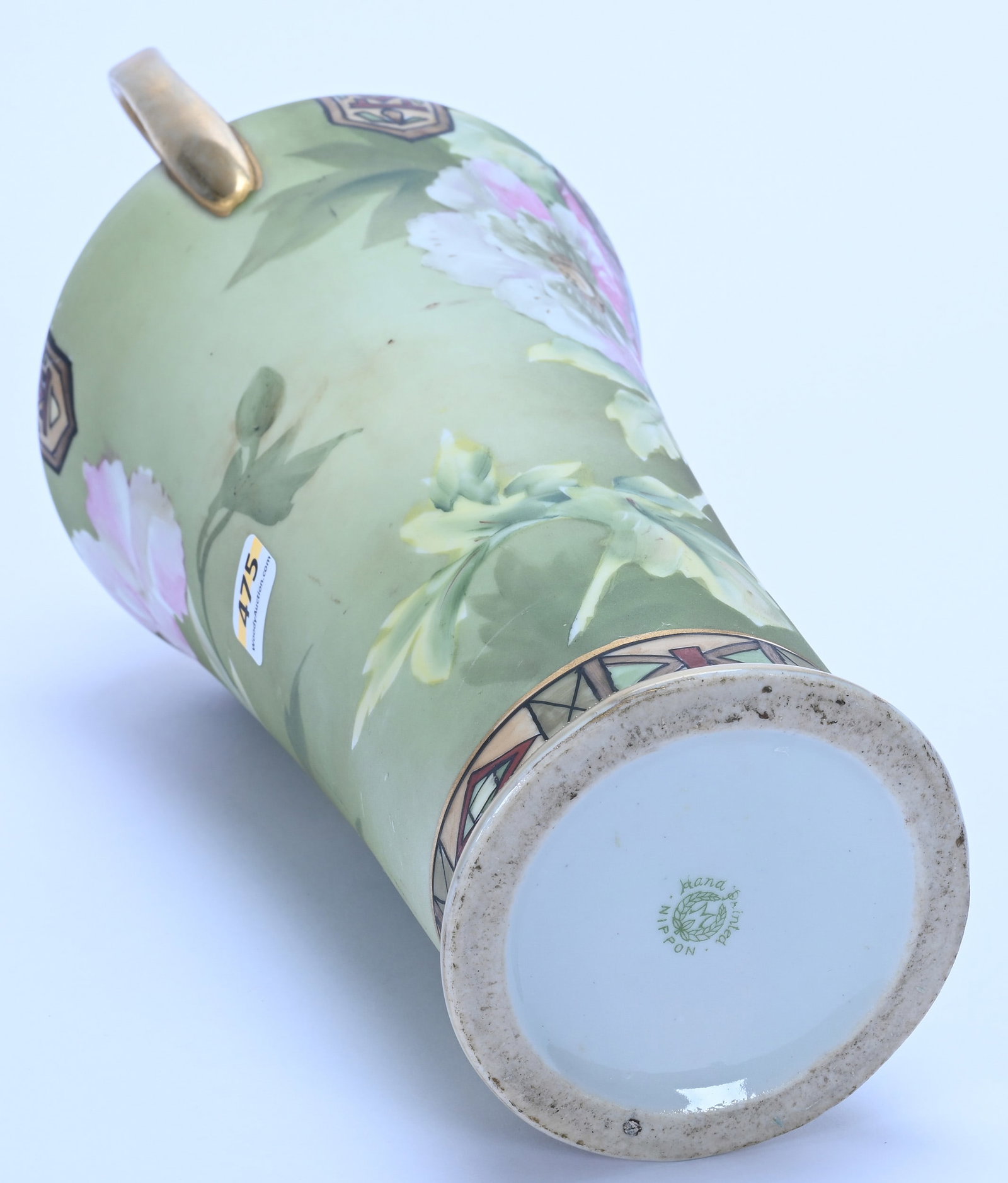 Two Handled Vase, Marked Nippon - 3