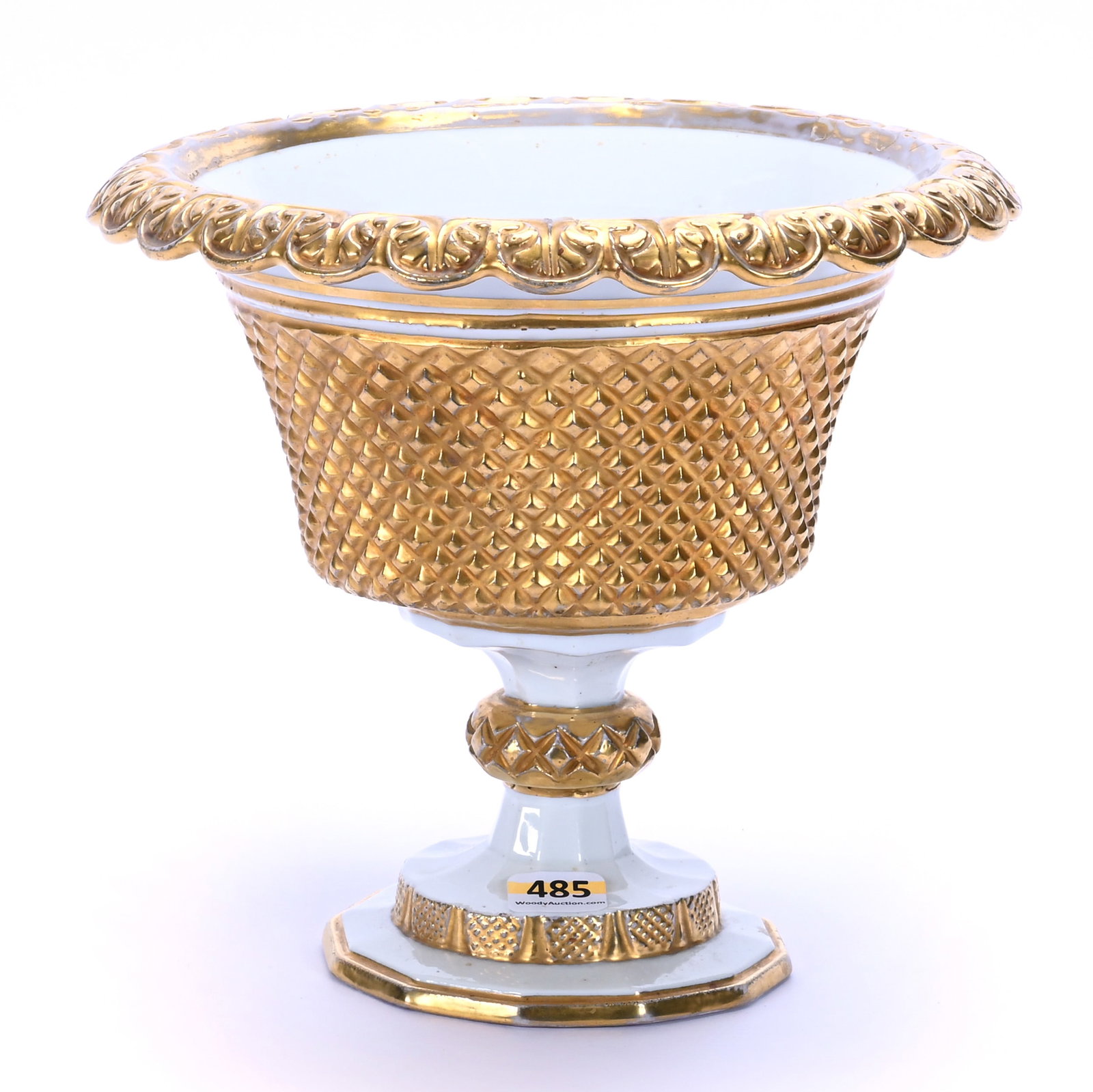 Pedestal Compote, Marked Meissen, Blue Crossed Swords (1 of 3)