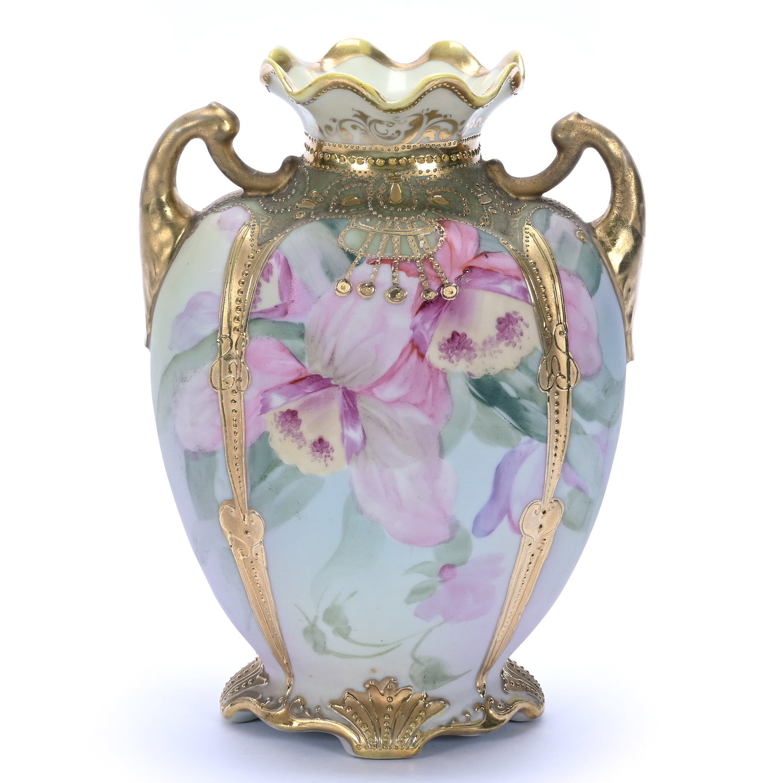 Two Handled Vase, Marked Nippon (1 of 3)