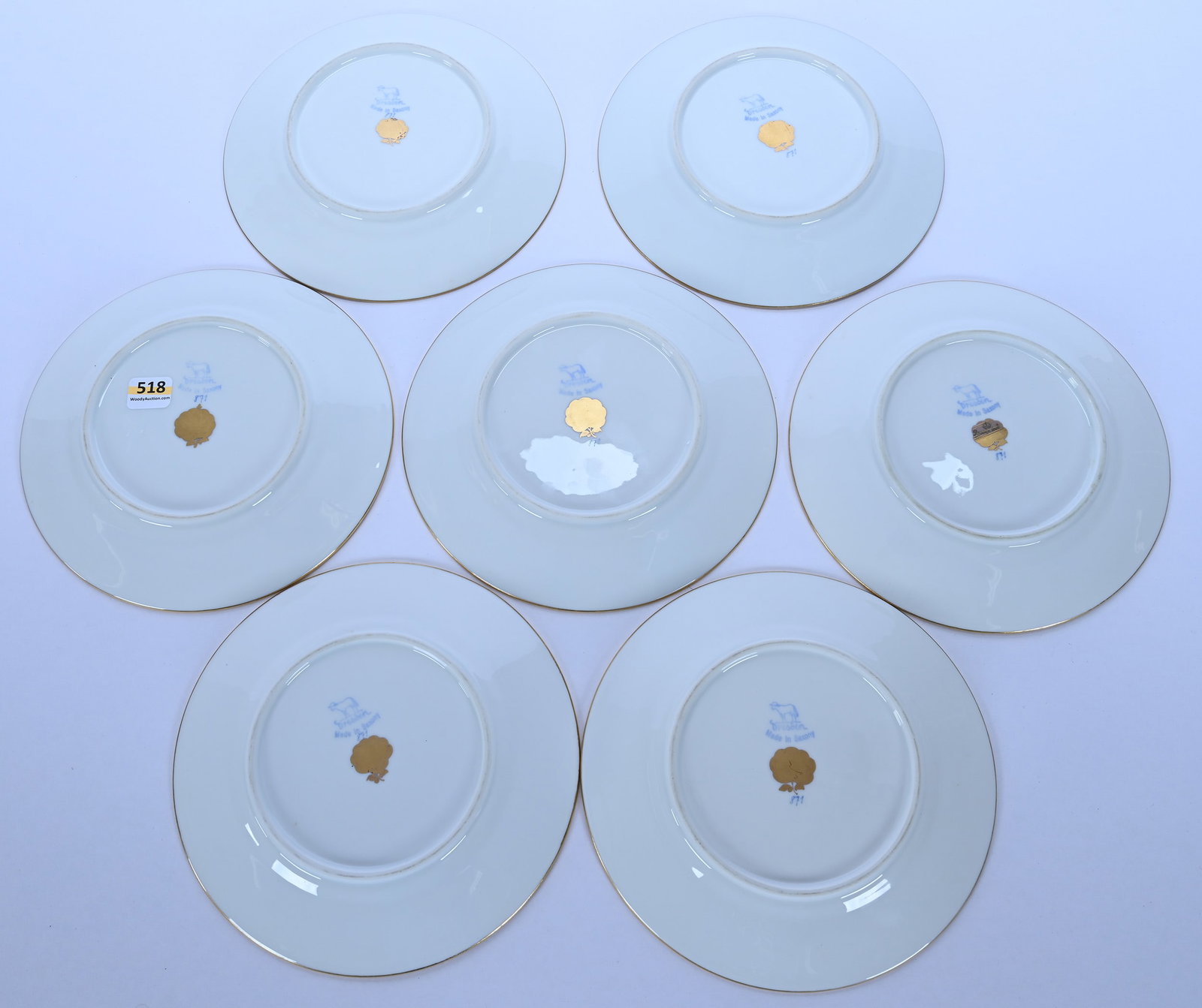 (7) Plates, Marked Dresden - 2