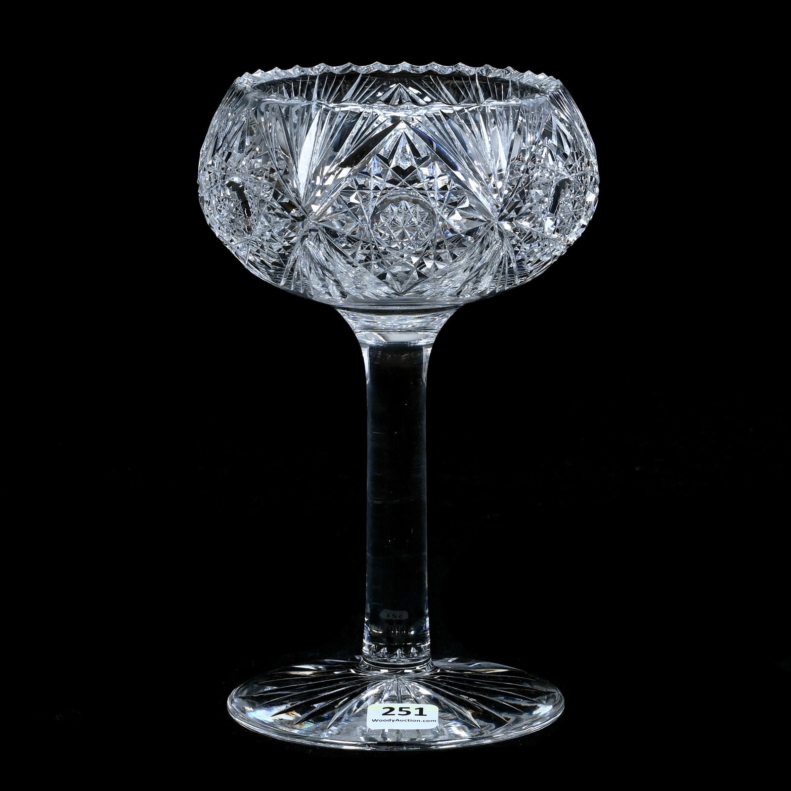 Flower Holder, American Brilliant Cut Glass, Uncatena Pattern By Pairpoint (1 of 3)