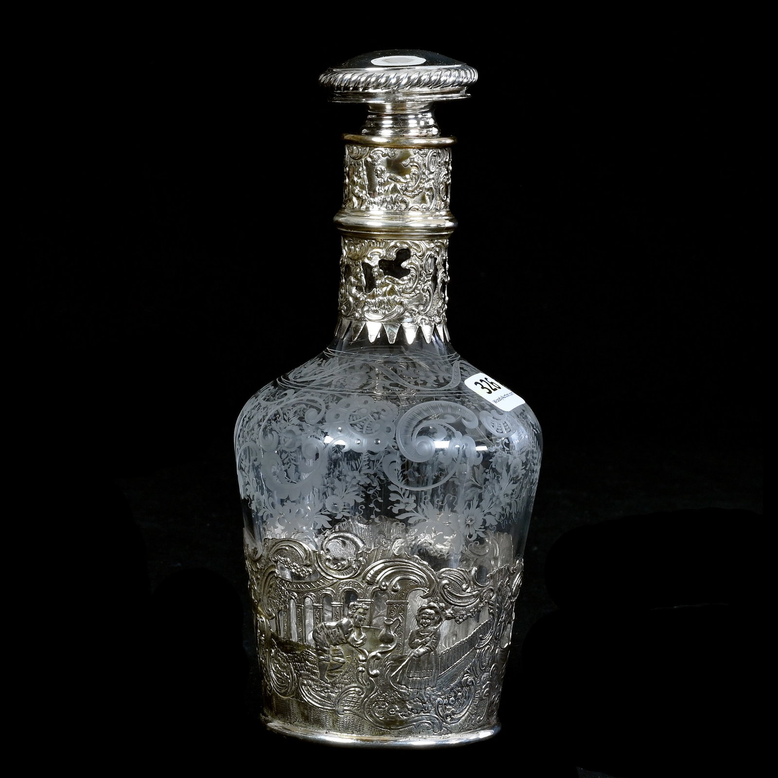 Decanter, Brilliant Period Cut Glass (1 of 5)
