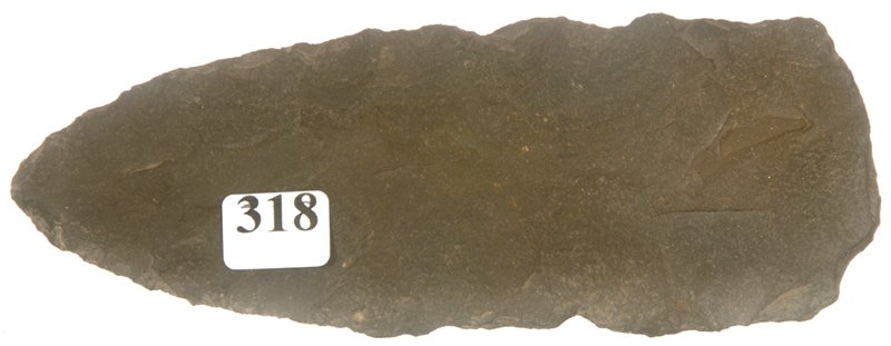 7" PREHISTORIC STONE INDIAN SPEAR POINT: 7" PREHISTORIC STONE INDIAN SPEAR POINT HART COUNTY, KENTUCKY