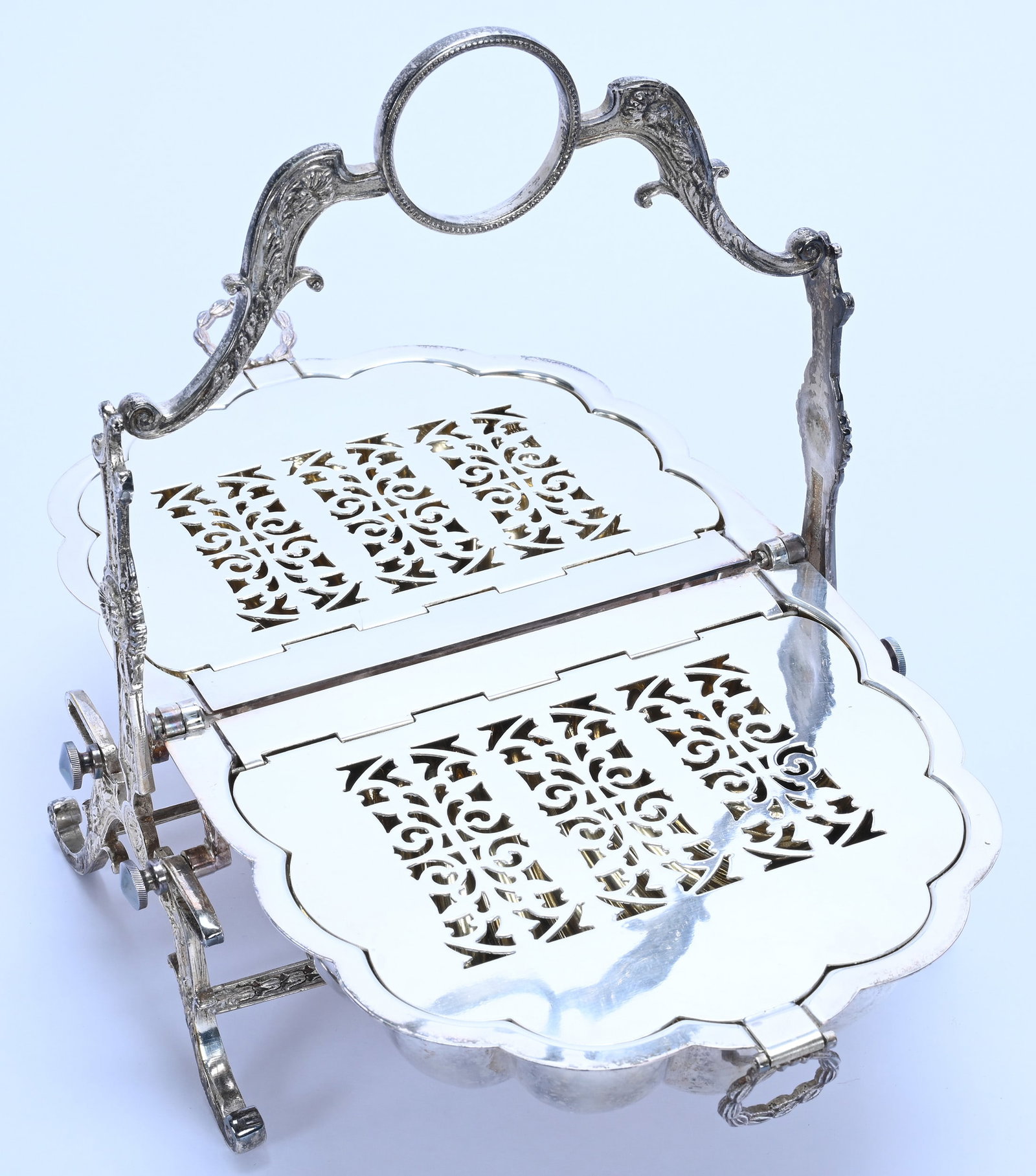 Biscuit Warmer, English Silverplate - 2