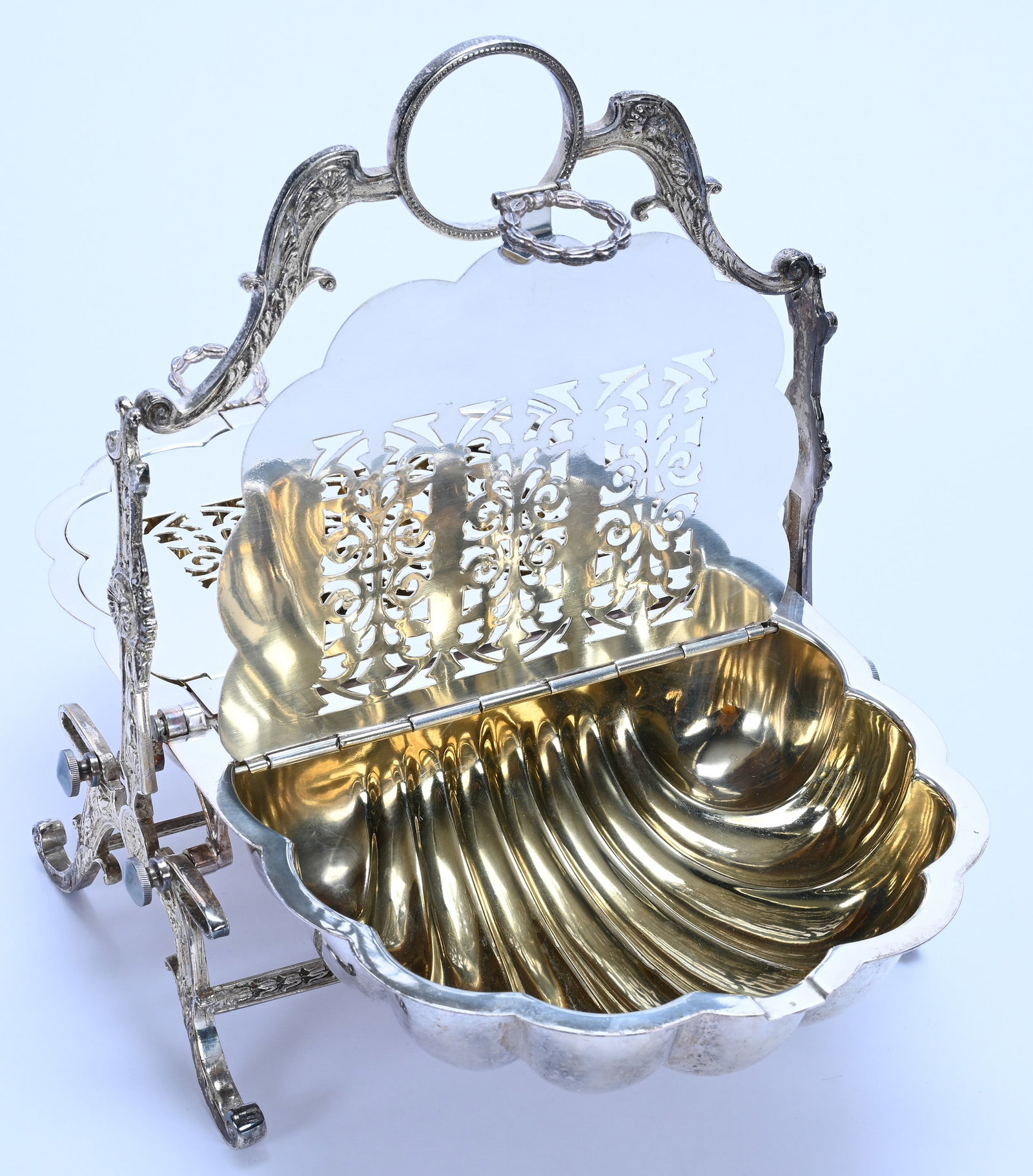 Biscuit Warmer, English Silverplate - 3