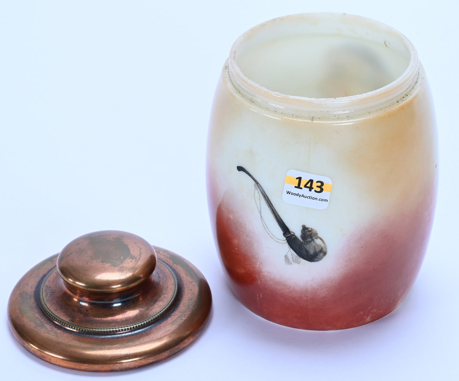 Humidor, Unmarked Opalware - 2