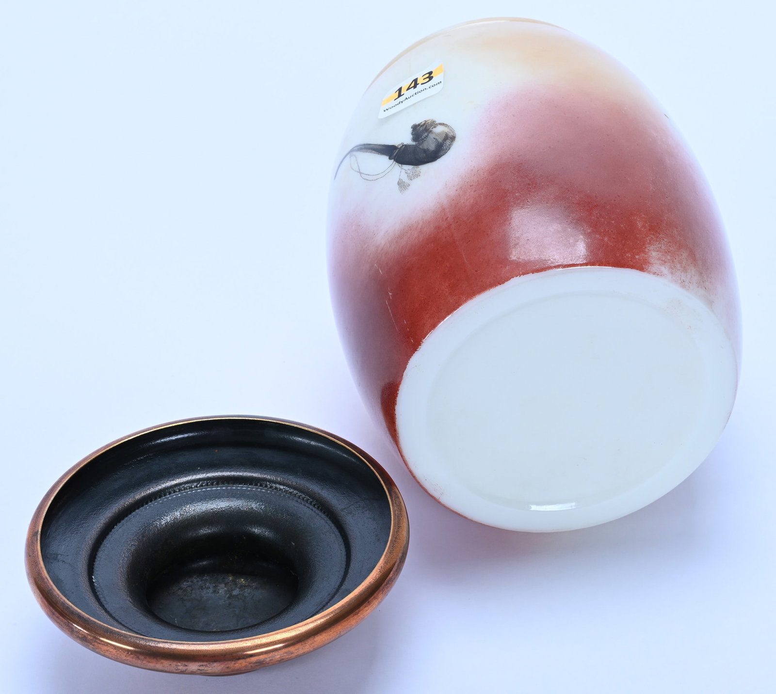 Humidor, Unmarked Opalware - 3