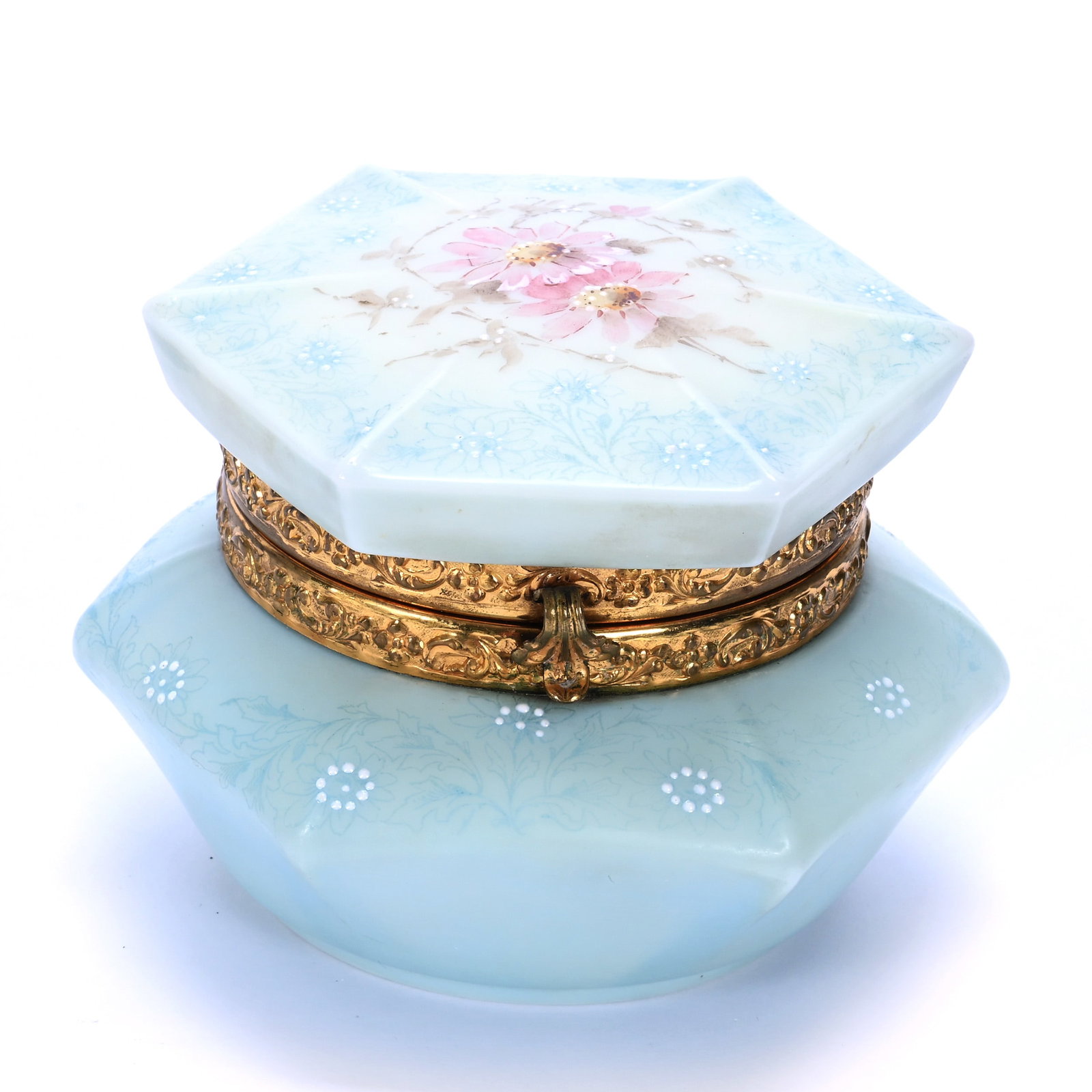 Six-Sided Jewel Box, Unmarked Wave Crest (1 of 4)