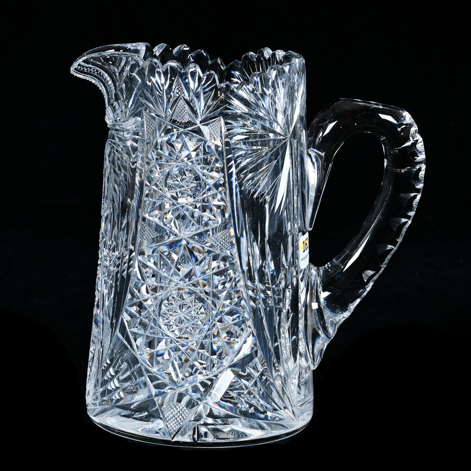 Water Pitcher, American Brilliant Cut Glass (1 of 3)