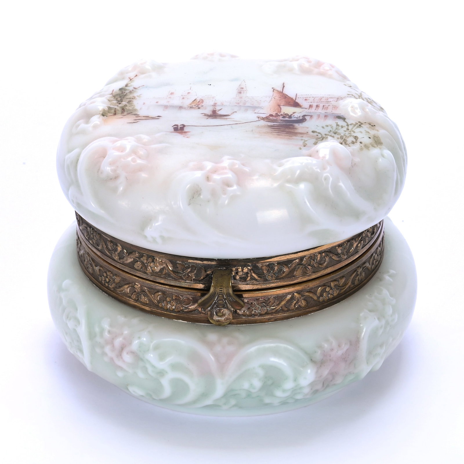 Jewel Box, Wave Crest Stamp Mark, Sea Foam Mold (1 of 5)
