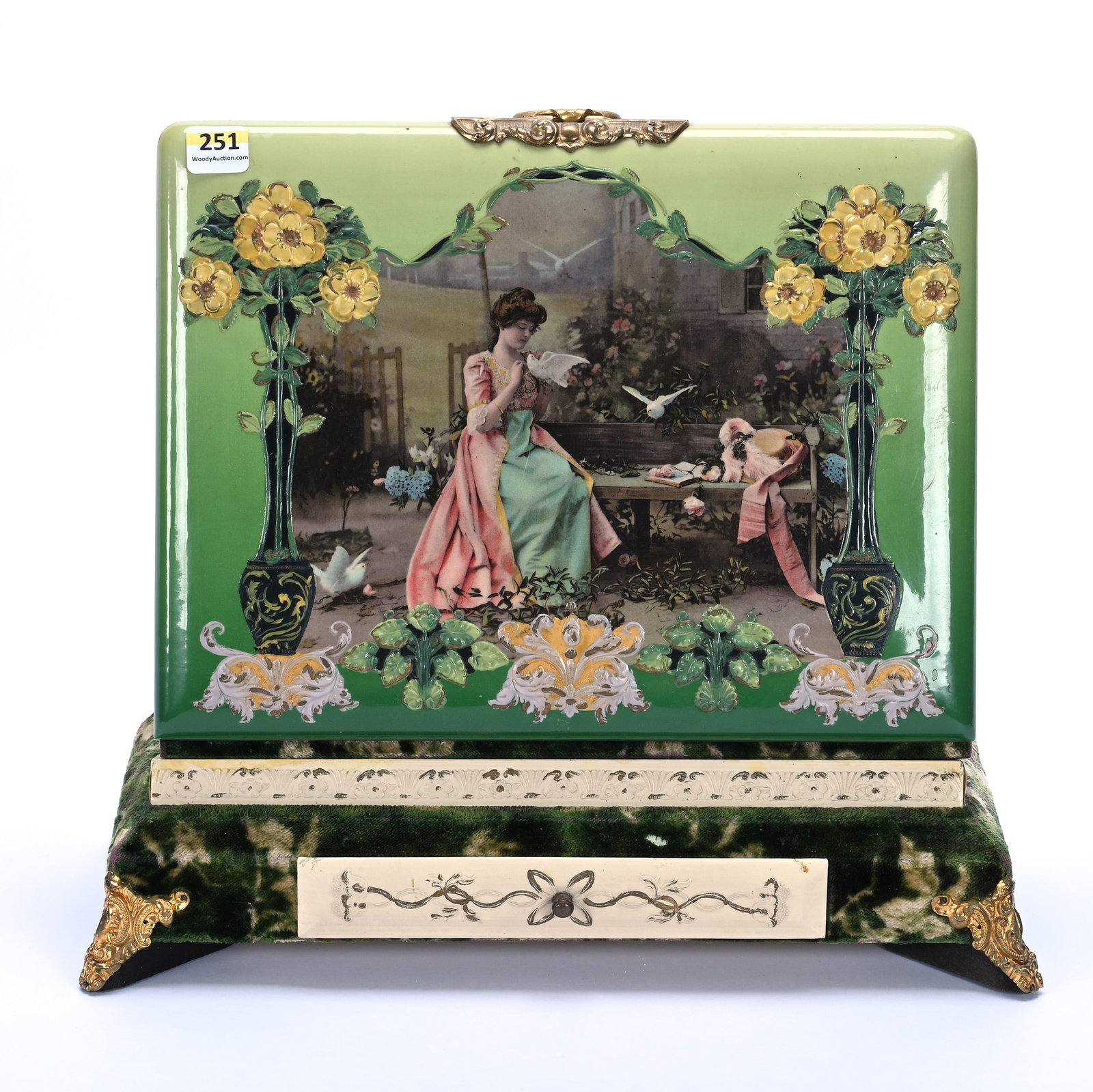 Two Part Celluloid Photo Album And Stand (1 of 4)
