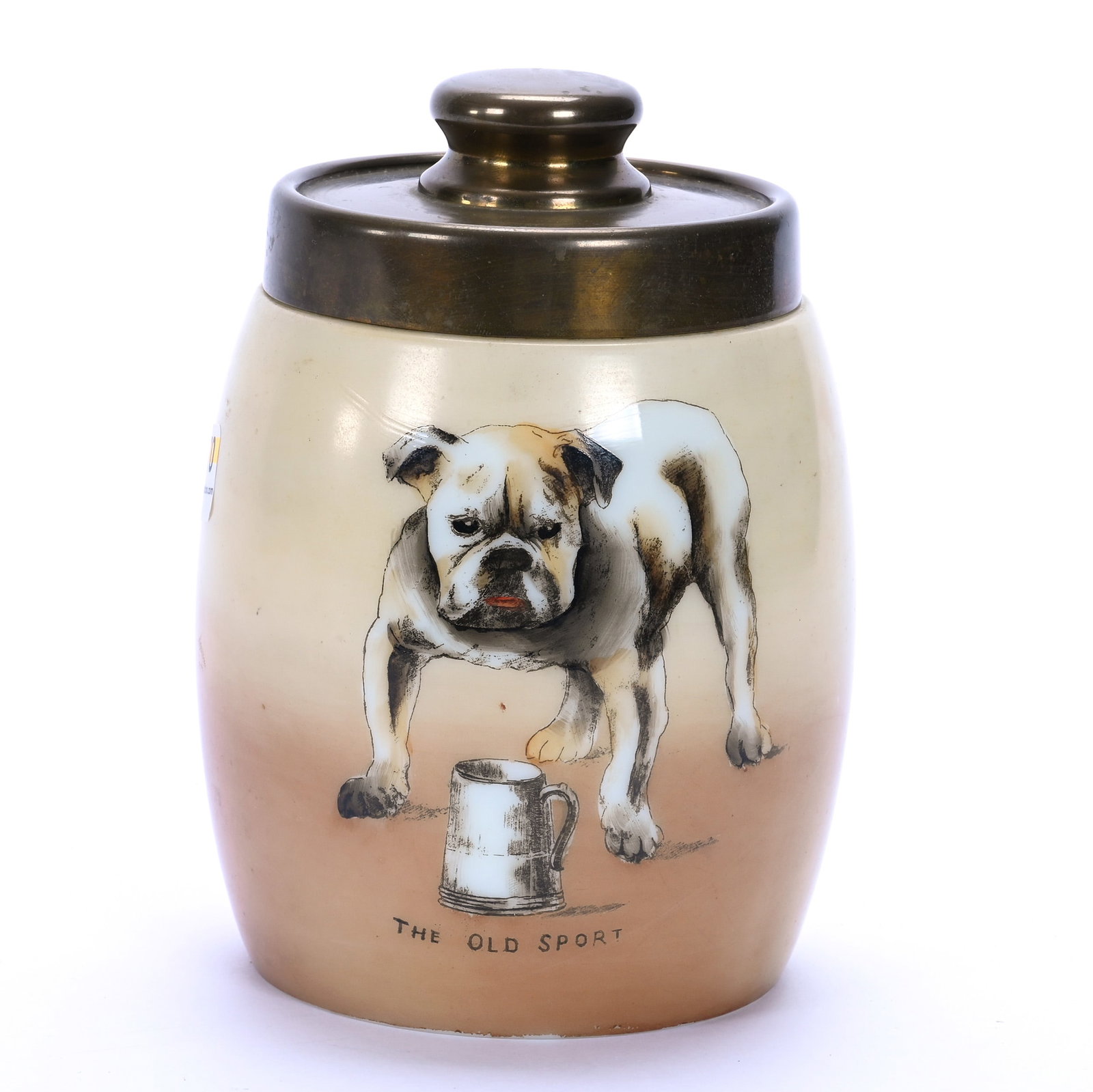 Humidor, Unmarked Wave Crest/Handel Opalware Art Glass (1 of 5)