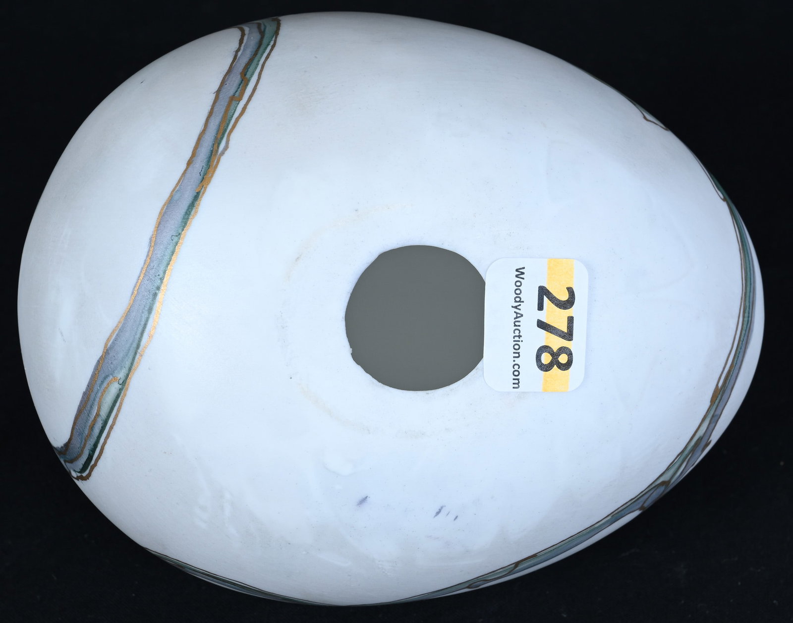 Egg, Unmarked Wave Crest Style Opalware - 2