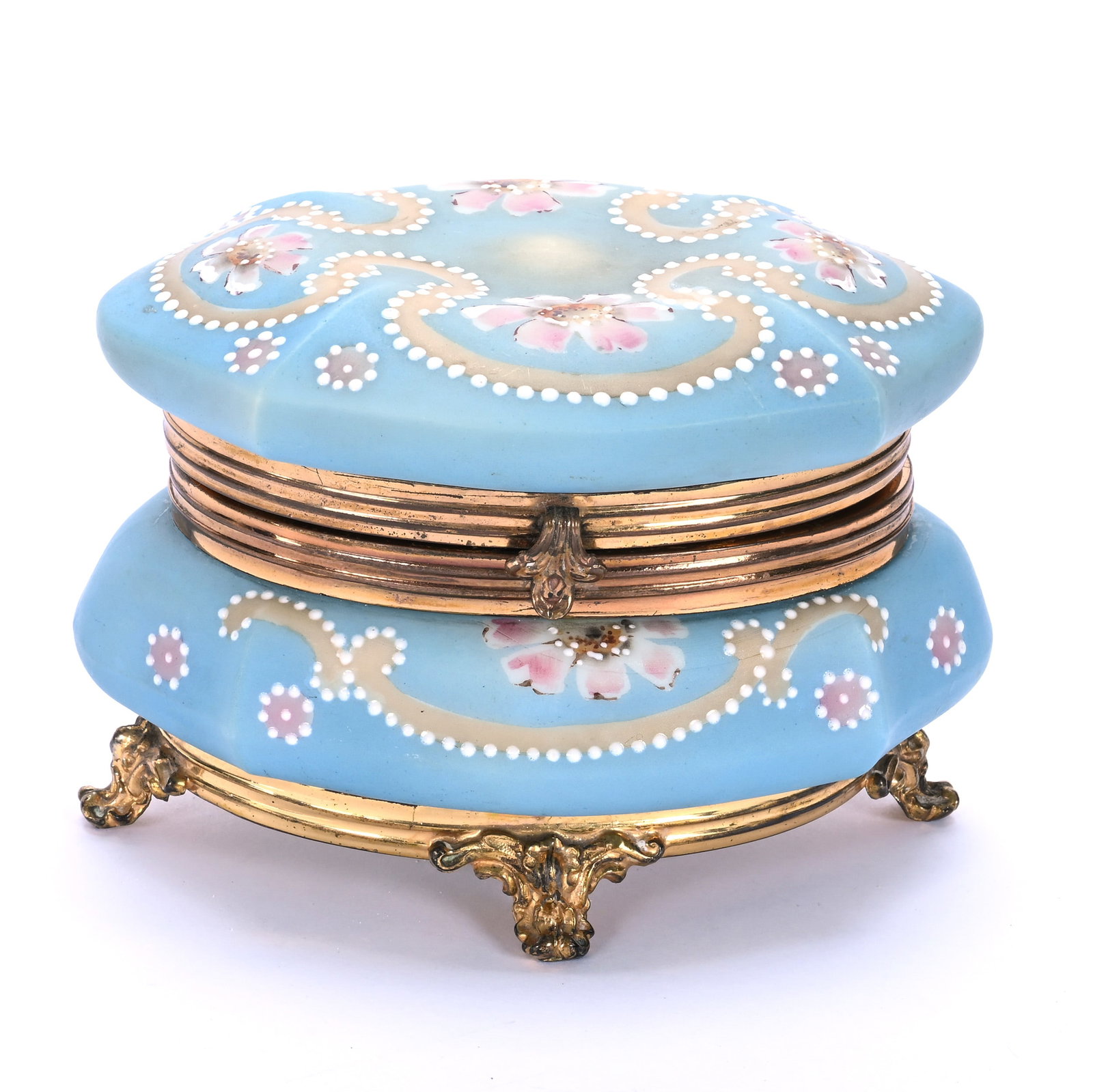 Oval Jewel Box, Marked Nakara (1 of 4)