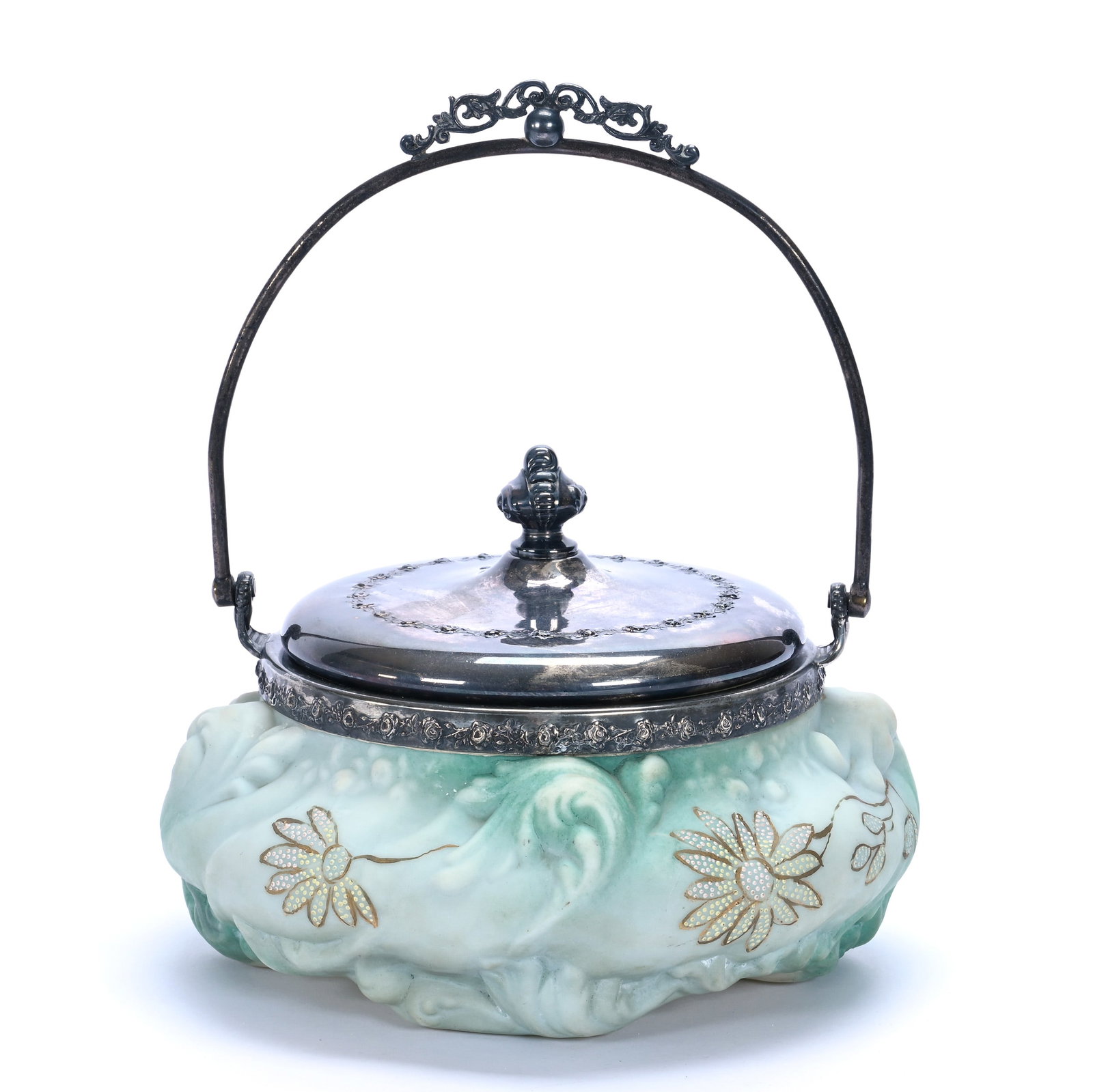 Biscuit Jar, Unmarked Mt. Washington, Wave Mold (1 of 3)