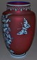 9 1/2" SIGNED "THOMAS WEBB & SONS" ENGLISH CAMEO VASE - 2