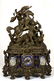 38" X 27" MUSEUM QUALITY FRENCH STATUE CLOCK