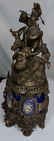 38" X 27" MUSEUM QUALITY FRENCH STATUE CLOCK - 9