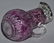 FABULOUS WATER PITCHER, AMETHYST CUT TO CLEAR WITH - 5