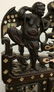 77" X 46" FINELY CARVED ORIENTAL CHANGING SCREEN - 5