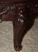 45" X 50" CARVED TEAKWOOD ORIENTAL BENCH - 3