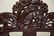 45" X 50" CARVED TEAKWOOD ORIENTAL BENCH - 5