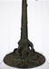 OUTSTANDING 31" X 25" SLAG GLASS TABLE LAMP - 5