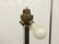 OUTSTANDING 31" X 25" SLAG GLASS TABLE LAMP - 7