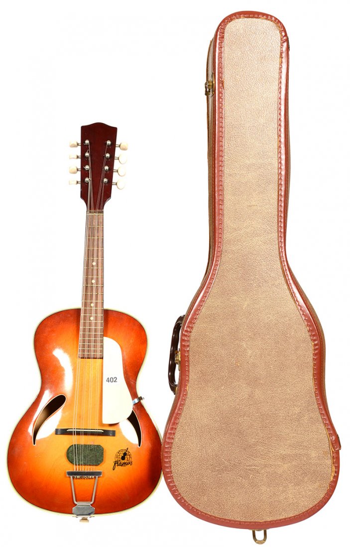 FRAMUS EIGHT STRING 25 1/2" GUITAR WITH CASE: FRAMUS EIGHT STRING 25 1/2" GUITAR WITH CASE SERIAL #72652-L59